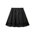 thumbnail image 5 of MSemis Girls Ballet Dance Wrap Skirt Ruffle Hem Slit Chiffon Skirt Dancewear, 5 of 5