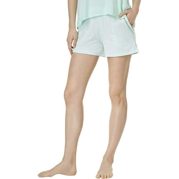 Alfani Knit Ladder Stitch Pajama Shorts Mystic Aqua X-Small