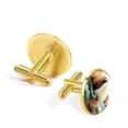 thumbnail image 3 of Sea Lion Elegant Cufflink Set for Men, Stainless Steel Shirt Clip, Ideal for Formal Attire, 3 of 6