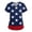 Light Blue #173, variant on Independence Day Freedom Scrub Shirts V Neck Loose Independence Day Scrub Shirts Short Sleeve Plus Size Fourth Of July Funny Scrub Top Summer Trendy Fashion Scrubs with Pockets Sky Blue XL