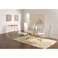 thumbnail image 3 of Coaster Chanel Upholstered Faux Leather Dining Chairs in White, 3 of 3