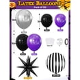 thumbnail image 2 of Kit de guirnaldas con forma de arco con globos para Halloween Haolongfa, 135 unidades, 2 of 7
