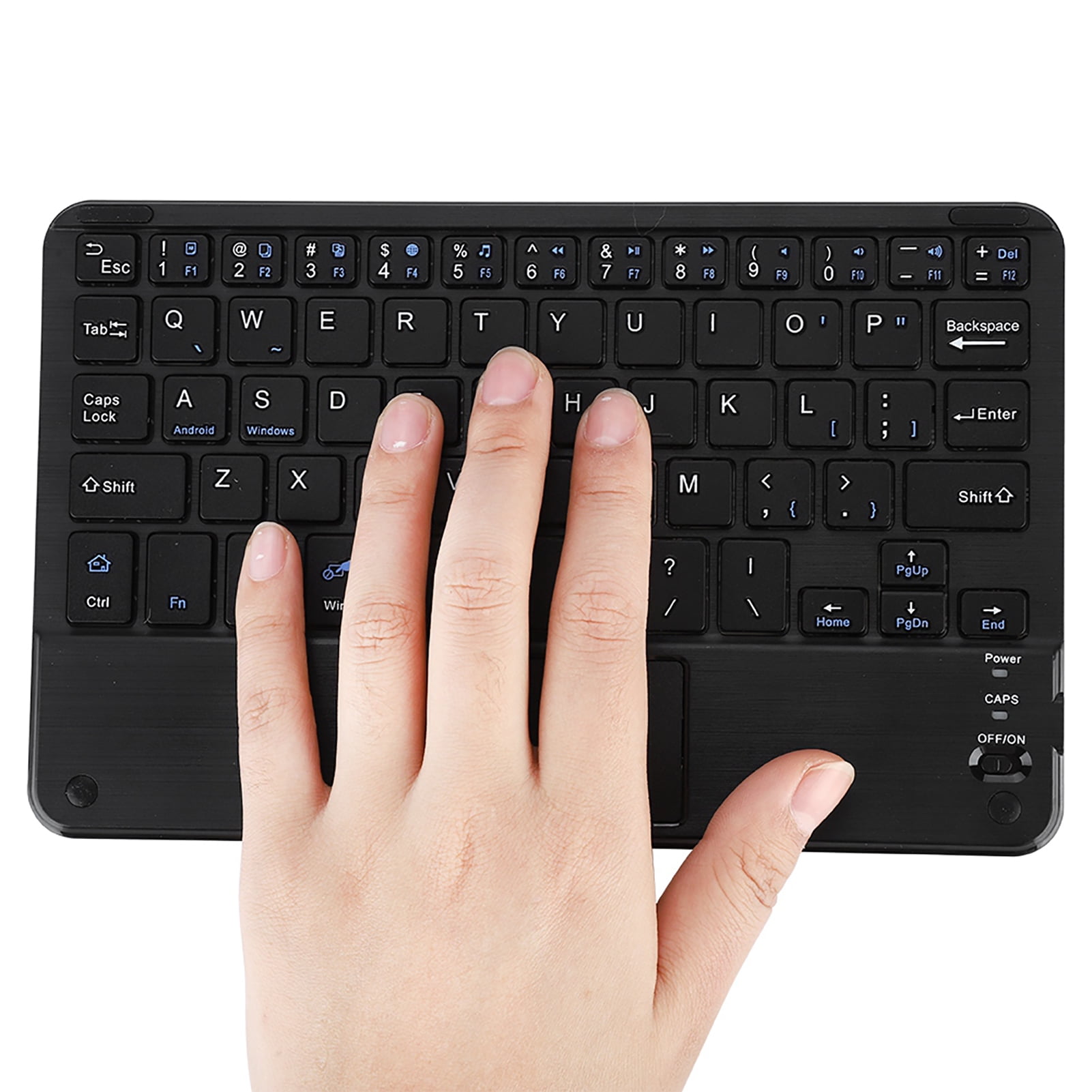 Mini Keyboard / 10 Systems Aluminum Alloy ABS Keyboard Wireless Keyboard Faster Type Keyboard Light and Convenient for