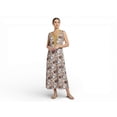 thumbnail image 1 of Chemin de Moda Robe d'Été Sans Manches à Col en V à Imprimé Floral Longueur Cheville pour Femme, 1 of 1