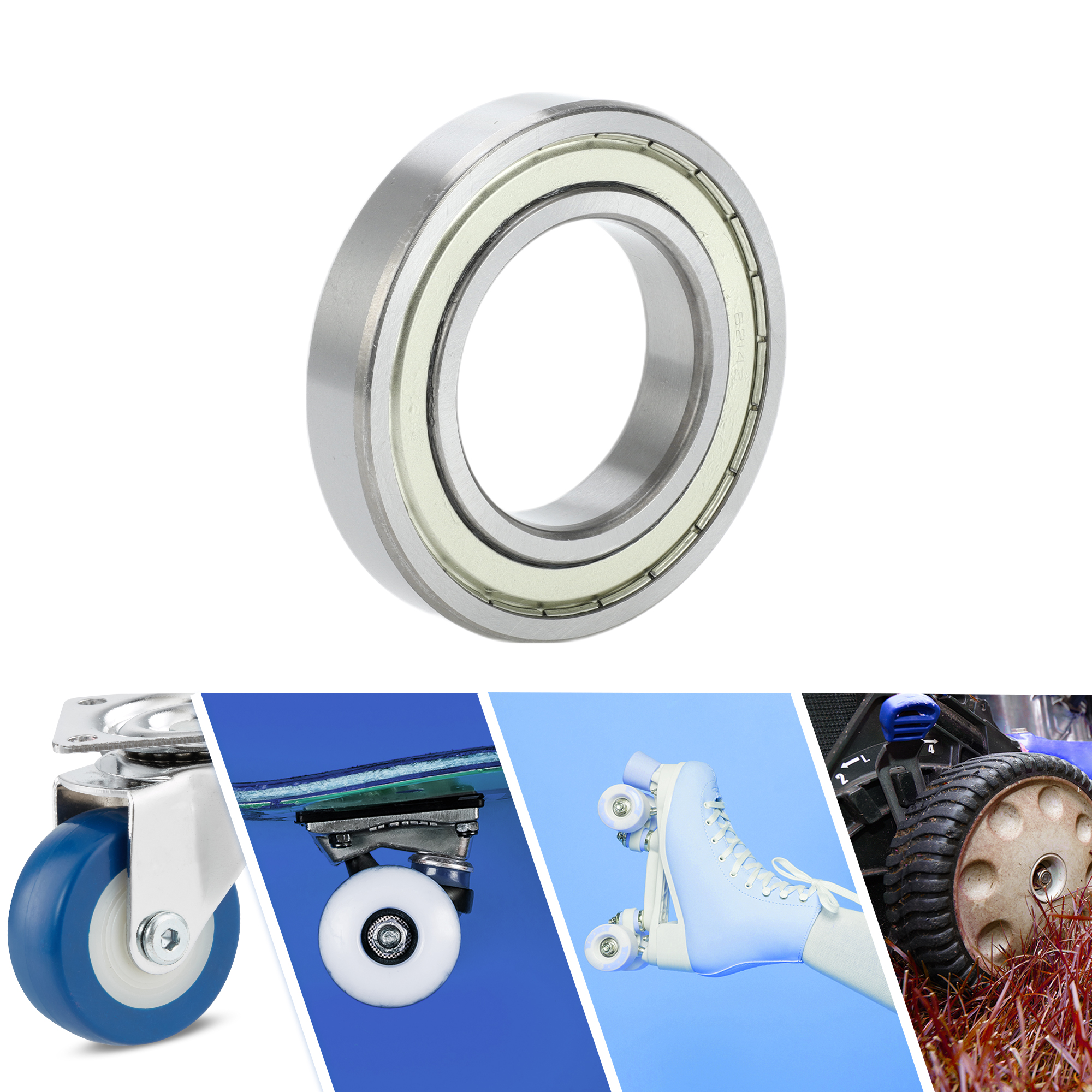 6214ZZ Deep Groove Ball Bearings 70x125x24mm 1 Pc Lubricated Bearings Scooter Skateboard Wheel