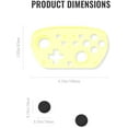 thumbnail image 2 of Replacement Shell for Switch 2 Pro Game Controller -For  NS2 Pro Controller Replacement Cover + Key Caps(Transparent Yellow), 2 of 9