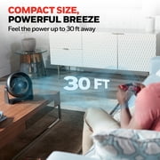 Honeywell 10” Black Turbo Force Power Table Fan, 30ft. Air Circulation Power, 3 Speed, 90° Pivot, HPF820BWM