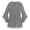 1 Grey, variant on Gyujnb V Neck Glitter Flare Sleeve Blouse Casual Loose Fit Tops (Little Girls, Big Girls),9-10 Years