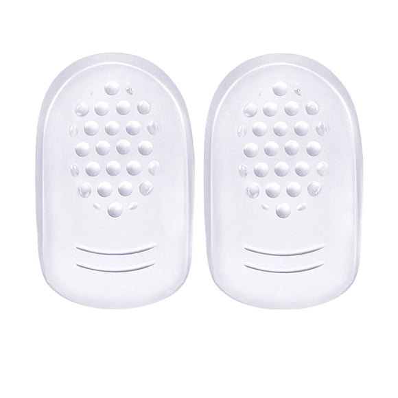 Foot Care Gel Heel Cups and Plantar Inserts – Silicone Gel Cushions for Heel Absorbing Padding Comfort Support and Foot Rehabilitation