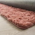 thumbnail image 3 of Paco Home Shag Rug Super Light & Cozy in Pink - 4'7" x 6'7" (4'x6'), 3 of 6
