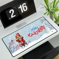 thumbnail image 3 of Hello Winter Cavalier King Charles Spaniel Smiling in Red Scarf Hat Welcome Christmas Desk Mat Full Keyboard Mouse Pad Dog Lover Gifts Large Mousepad - 00017, 3 of 5