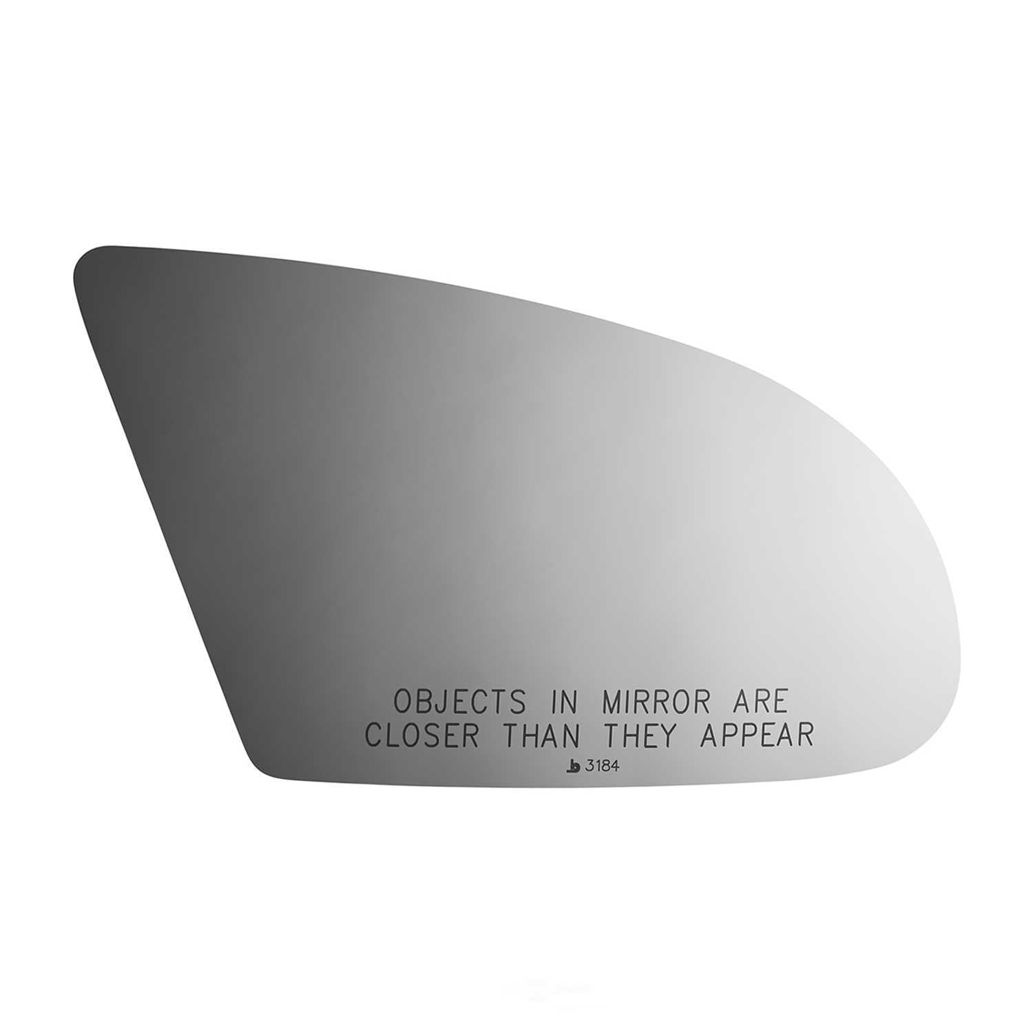 Burco Side View Mirror Replacement Glass - Clear Glass - 3184