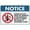 Warning Sign 1, variant on Notice Alcohol Or Illicit Drugs Not Permitted At This Workplace Sign Metal Signs 8"x12" Rust Free Aluminum,Uv Ink Printing,DurableWeatherproof Outdoor For Home