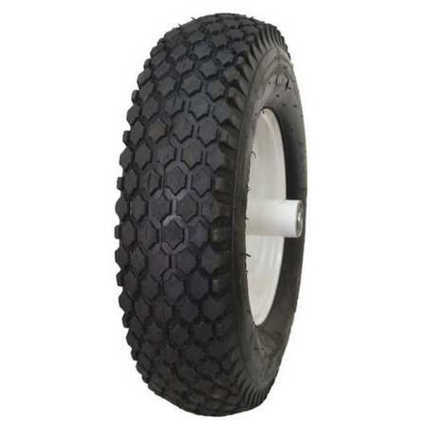 HIRUN CT1007 Wheelbarrow Tire,4.80/4.008,4 Ply,Stud