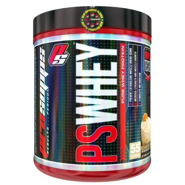 ProSupps Whey Protein Powder, Banana Pudding, 4 Pound
