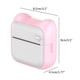 thumbnail image 2 of Mini impresora portátil, impresora térmica inalámbrica Bluetooth, fácil de usar, compatible con Android e iOS, impresora de bolsillo, etiquetadora., 2 of 14