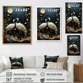 thumbnail image 4 of Designart "Delightful Reverie Of Ostriches I" Ostriches Floater Framed Wall Decor, 4 of 5