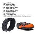 thumbnail image 3 of Wheel Protector, Robotic Lawnmower Front Wheel  Cover Rubber Install and Use Shock Absorption Anti Slip  for S300 M500 M700 S300, 3 of 7