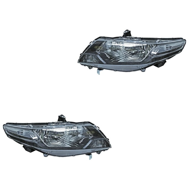 Par de FAROS CITY 2009 al 2013 HONDA Genérica .