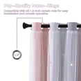 thumbnail image 6 of CshidWorld Blackout Curtains for Girls Kids Bedroom, Colorful Double Layer Star Cut Out Curtains for Girls Room Nursery Home Decor, 52''x 84'', 2 Panels, 6 of 9