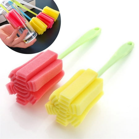

Kitchen organization kitchen 10PC Kitchen Cleaning Tool Sponge Brush For Wineglass Bottle Coffe Tea Glass Cup Fragarn