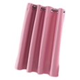thumbnail image 2 of serony Solid Colored Short Valance Curtains Kitchen Window Panels Rod Pocket Door Panels Rod Pocket Treatment Pink L, 2 of 9