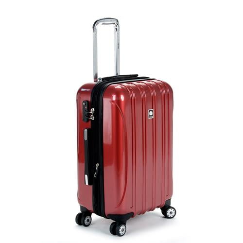 red carry on luggage