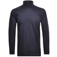 thumbnail image 1 of RAGMAN Suéter de Cuello Tortuga para Hombre - Manga Larga Básico Cuello Tortuga Regular Fit, Punto Simple, Color Sólido Azul oscuro S (Small), 1 of 3