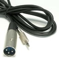 thumbnail image 1 of ACCL 6Ft XLR Male to 3.5mmm Mono Male Cable, 4 Pack, 1 of 1