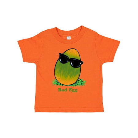 

Inktastic Easter Green and Yellow Bad Egg with Sunglasses Gift Toddler Boy or Toddler Girl T-Shirt