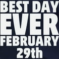 thumbnail image 3 of CafePress - Best Day Ever February 29Th Long Sleeve T Shirt - Women's Long Sleeve Graphic Tee Casual Fit, 3 of 4