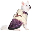 thumbnail image 2 of Balery Butterfly Over Lavender Sudadera con Capucha para Perros Pequeños – Ropa para Mascotas, Disfraz para Perros y Gatos, Ideal para Fiestas y Cosplay-Large, 2 of 7