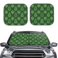 thumbnail image 2 of Goofa Christmas (2) Pattern 2 Piece Car Windshield Sun Shade Foldable | Front Windshield Shade for Sun, Heat and UV Rays | Sunshade for Car Front Window-Large, 2 of 7