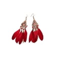thumbnail image 2 of Pendientes de borla de flores colgantes Minnieouse Multicolor 1 par, 2 of 6