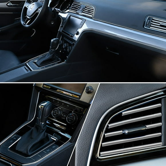 Car Interior Trim Strips, Universal 9.84ft/3m Decorative Styling Door Dashboard Car Interior Moulding Trim, DIY Car Interior Filler Insert Flexible Strip with Installing Tool