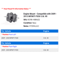 thumbnail image 2 of Engine Mount - Compatible with 2009 - 2013 INFINITI FX50 5.0L V8 2010 2011 2012, 2 of 2
