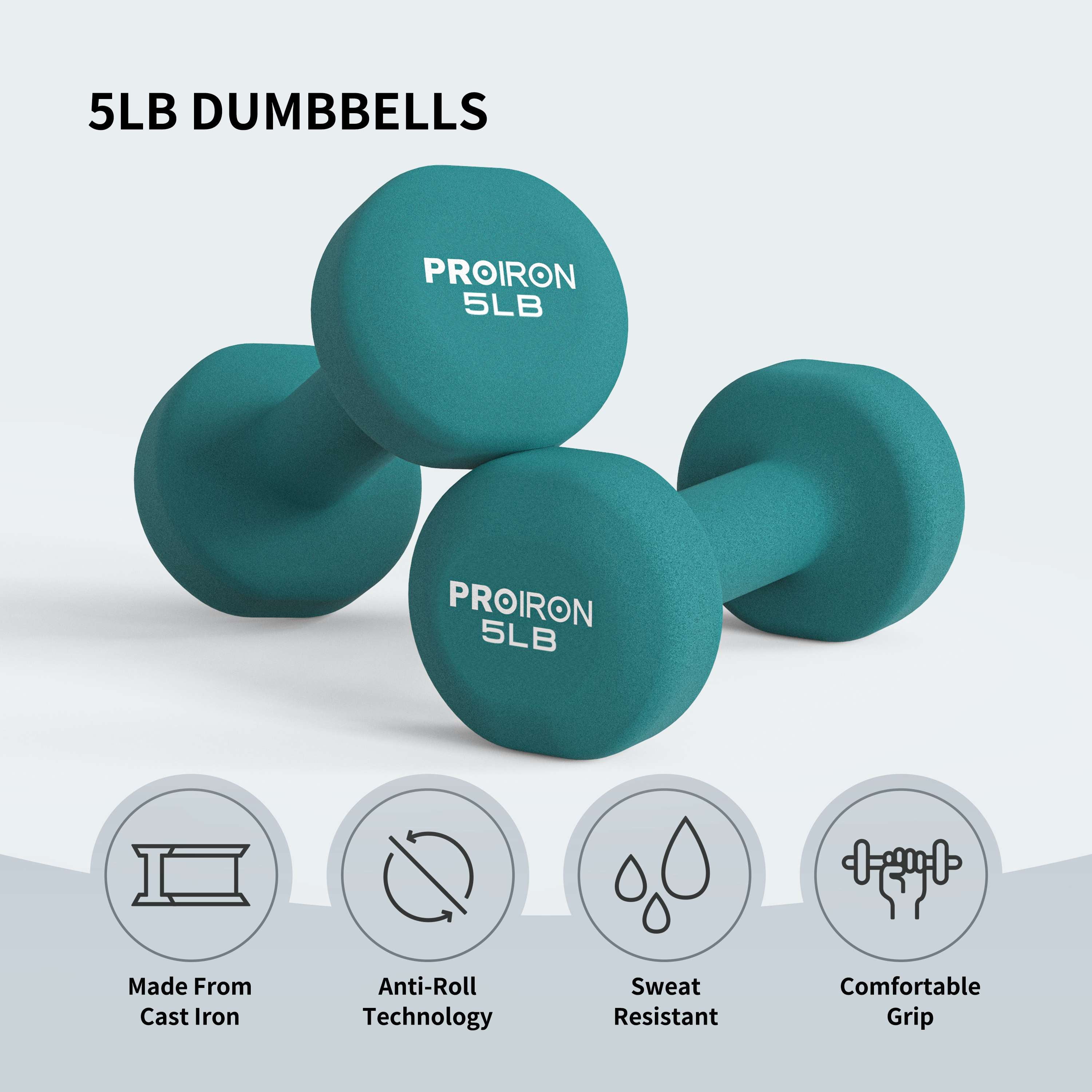Neoprene Dumbbell - 5LB