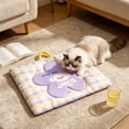 thumbnail image 3 of EGNMCR Pet Mat Breathable Air Touch Fabric Orthopedic Support With High Resilience Sponge Grip Base Portable For Home Car Travel Polyester Pets Pad, 3 of 8