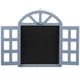 thumbnail image 1 of Wood Window Chalkboard for Shop Retro Style Window Shape Business Owners 1Pcs, 1 of 4