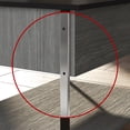 thumbnail image 4 of MESA EXTENSIBLE − BERNA  Mesa de Centro Elevable,  Mesa Auxiliar Estancia, Recámara y Oficina, Patas Metálicas, Tablero Laminado Texturizado  (NEGRO LISO )0, 4 of 9