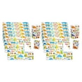 thumbnail image 4 of Transemion 6pcs Wide Application And Childlike Wrapping Paper For Versatile And Fun Gift Wrapping Colorfast PZ003-6 2Set, 4 of 6