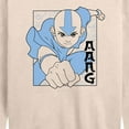 thumbnail image 3 of Avatar - The Last Airbender - Aang Punch - Women's Lightweight French Terry Long Sleeve Shirt, 3 of 5