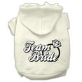 thumbnail image 4 of Pet Dog  Cat Hoodie Screen Printed, "Team Bride", 4 of 10
