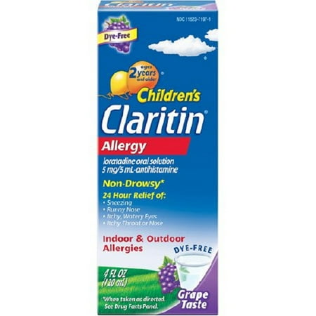 Children's Claritin - Allergy Relief Children's Claritin - 5 mg / 5 mL Strength Liquid 4 oz. - 1/Each