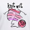 thumbnail image 3 of CafePress - Knit Wit Women's V Neck T Shirt - Womens Cotton V-Neck T-shirt, 3 of 4