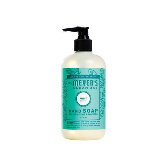 Mrs. Meyers Clean Day 12.5 oz Mint Scent Hand Soap - Pack of 6