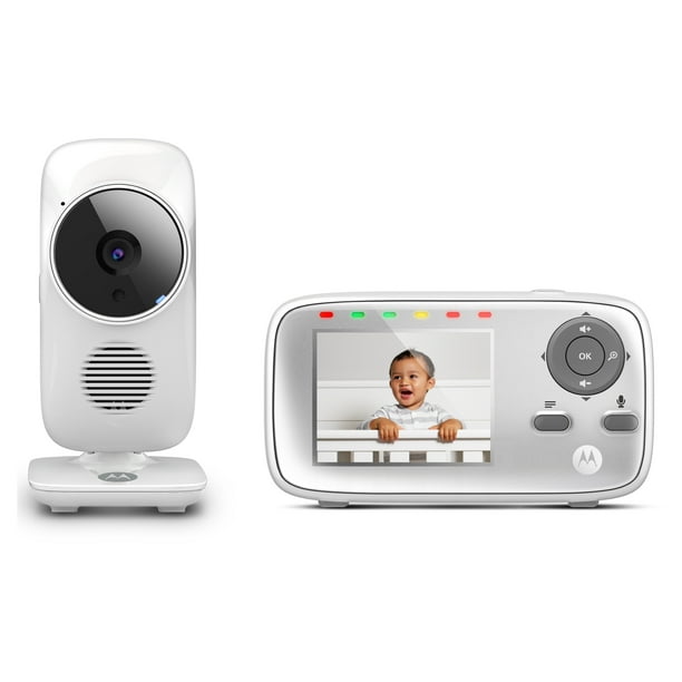 Motorola Mb4 2 8 Color Video Baby Monitor Digital Zoom 2 Way Communication And Infrared Technology Walmart Com Walmart Com