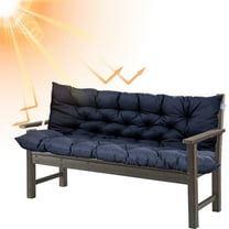 Porch Swing Cushions 60in , Waterproof Outdoor Replacement Glider Cushions, 2-3 Seater Patio Bench Cushions with Backrest for Garden,Backyard