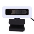 Webcam 2K USB Adjustable Brightness Auto Focusing Inbuilt Mic Plug and ...