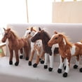 thumbnail image 5 of Horse Plush Toy 4 Styles - Soft Stuffed Animal Pillow for Living Room, Bedroom, Car, Birthday/Christmas Gift for Kids, Friends, Parents, 5 of 5